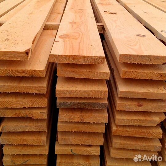 Строганная доска, сосна 35х90х6000мм