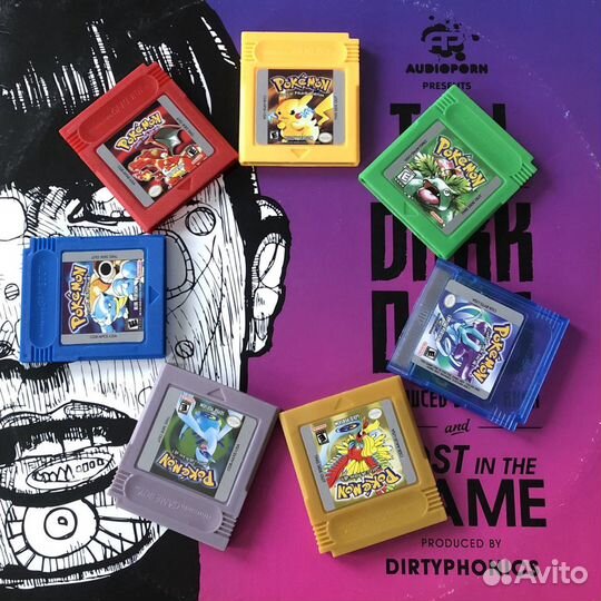Game Boy Pokemon картриджи Покемоны