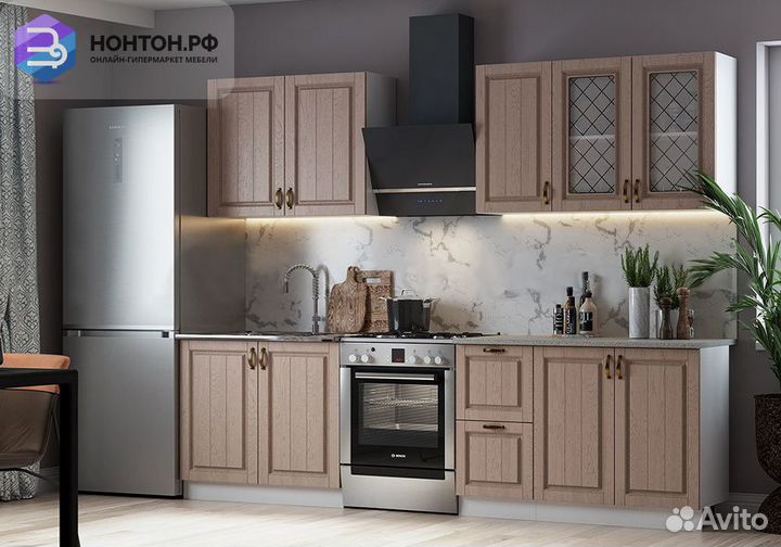 Кухня Настя 2.0 м трюфель