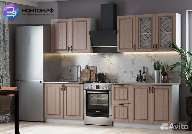 Кухня Настя 2.0 м трюфель