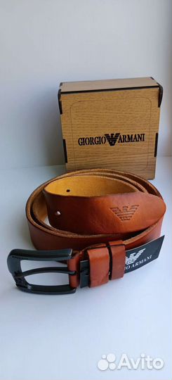 Мужской кожаный ремень