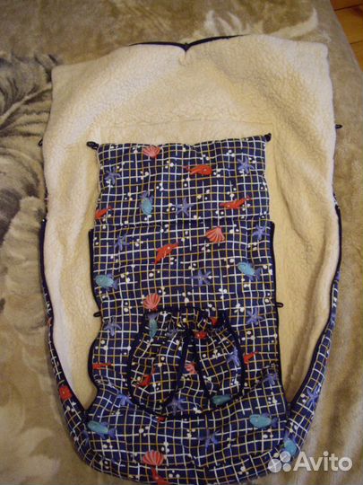 Продам конверт на натуральной овчине