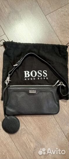 Клатч женский натуральная кожа Hugo boss