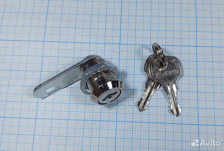 Замок почтовый врезной для ящиков щитков мебели