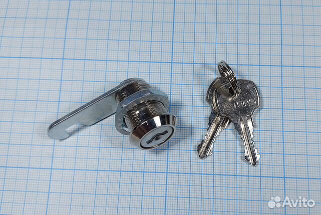 Замок почтовый врезной для ящиков щитков мебели