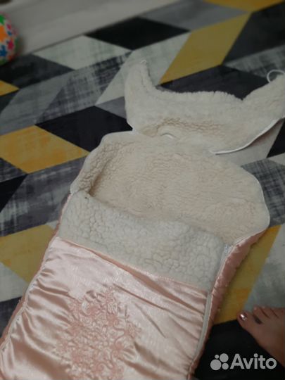 Зимний конверт в коляску