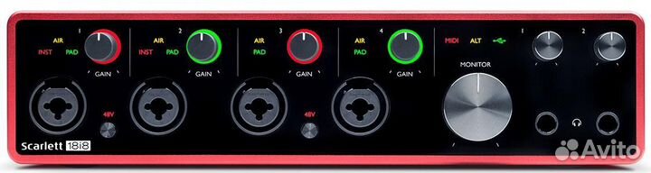 Focusrite Scarlett 18i8 3rd Gen аудио интерфейс