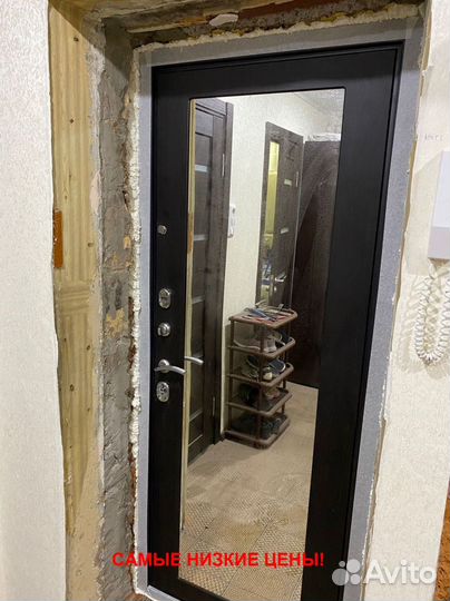Тёплая дверь входная металлическая с бесплатной ус