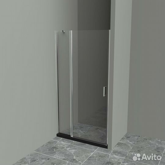 Душ. дверь BelBagno 91x185 uno-b-12-30+60-c-cr