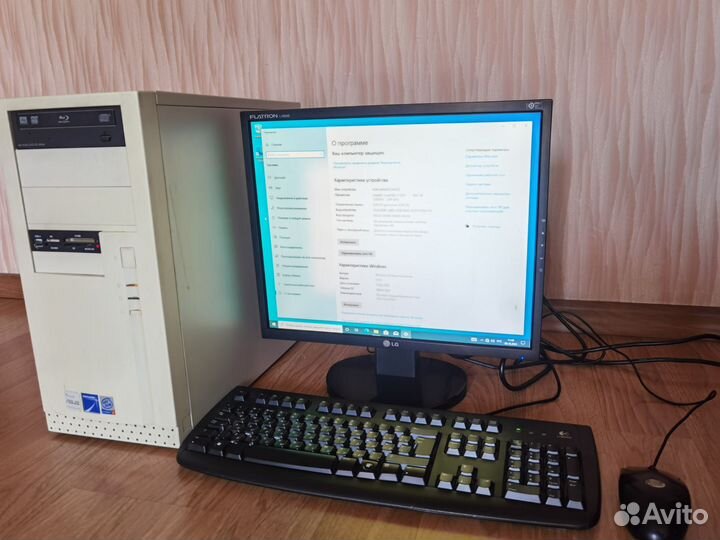 Компьютер Intel core i7-860 с монитором 19