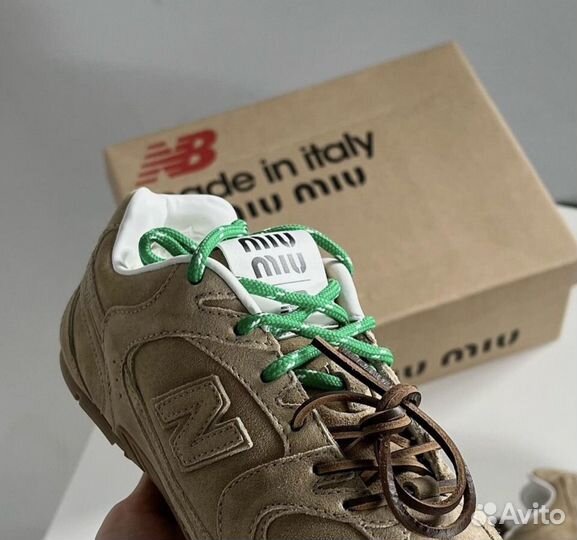 New Balance X Miu Miu 530 SL Light Brown