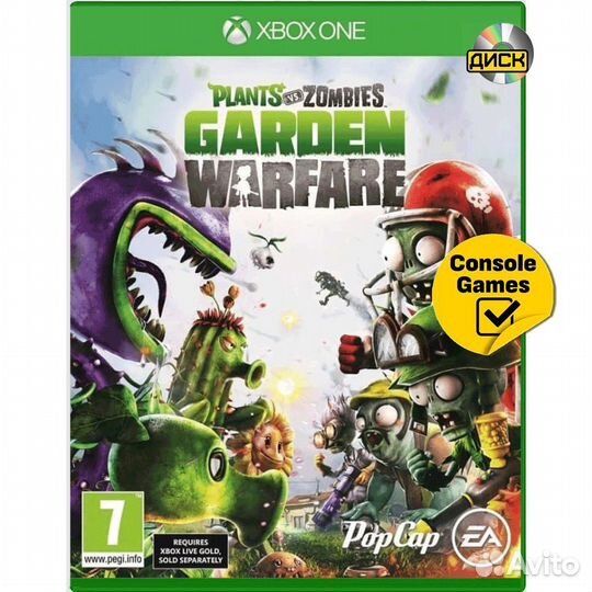 Xbox ONE Plants vs Zombies Garden Warfare Новый