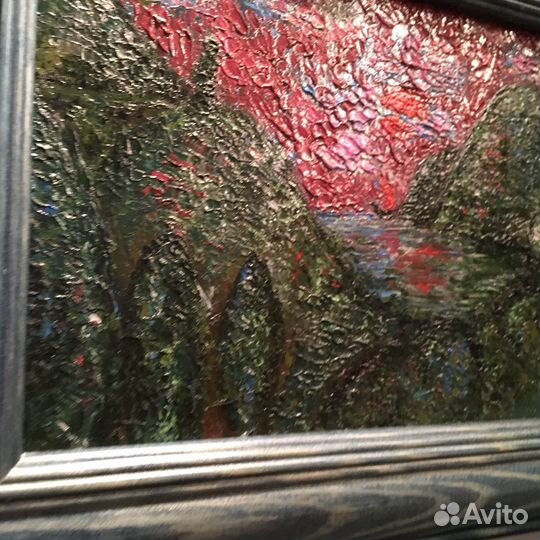 Картина маслом «Алый парус»