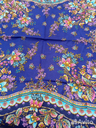 Павловопосадский платок шерсть