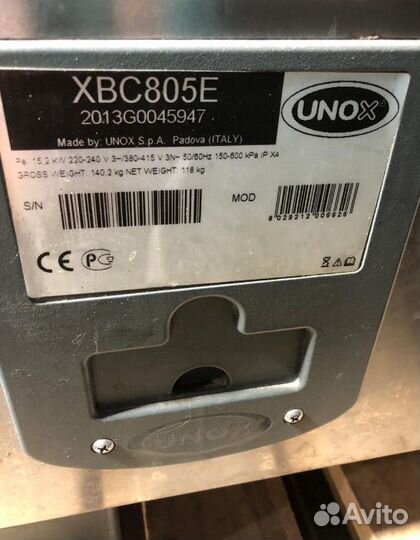 Прoдается Печь конвекционная unox XBC 805E