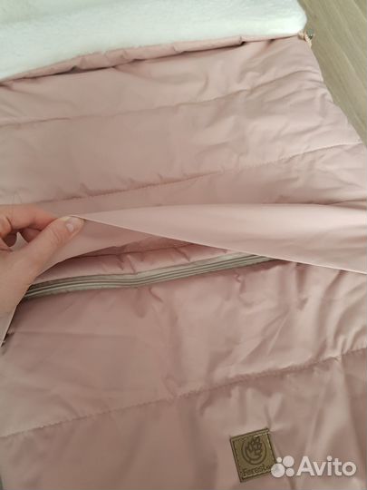 Конверт зимний в коляску, санки на овчине