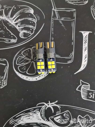 Светодиодные лампы w5w на габаритные огни