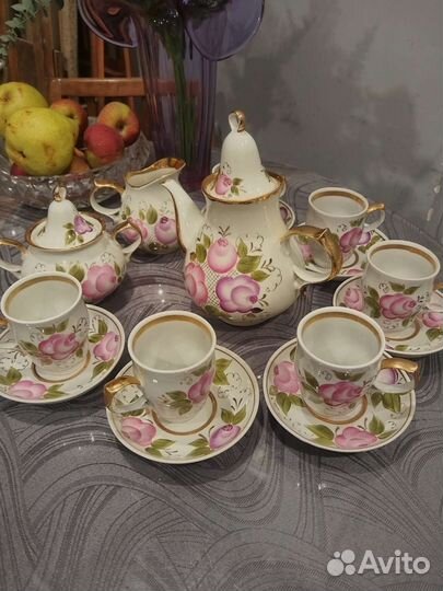 Кофейный сервиз фарфор СССР