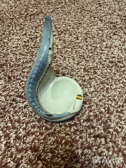 Пепельница СССР цветное стекло