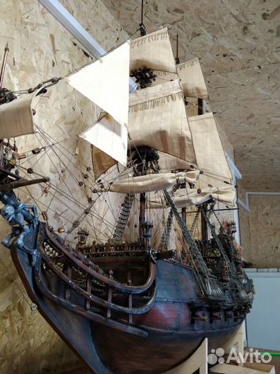 Модель корабля Месть королевы Анны