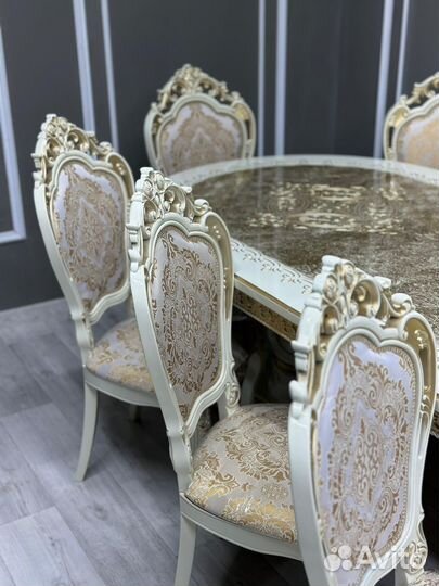 Стол голд овальный и стулья