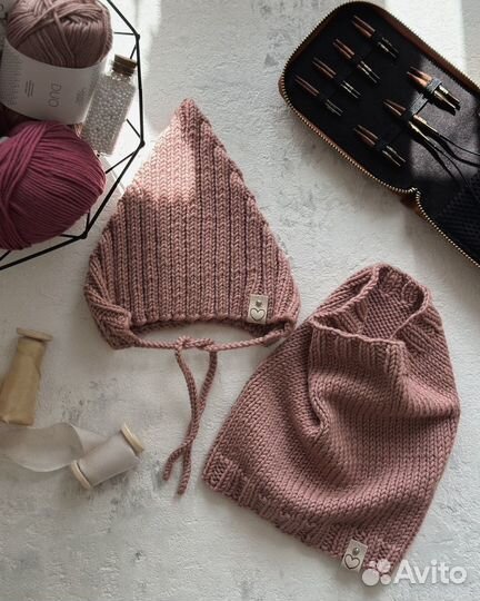 Детская шапка чепчик эльф