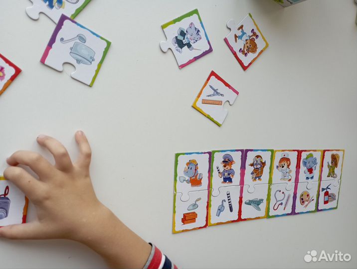 Липучки,пазлы