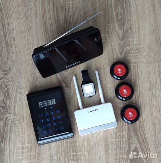 Система вызова персонала беспроводная - комплект