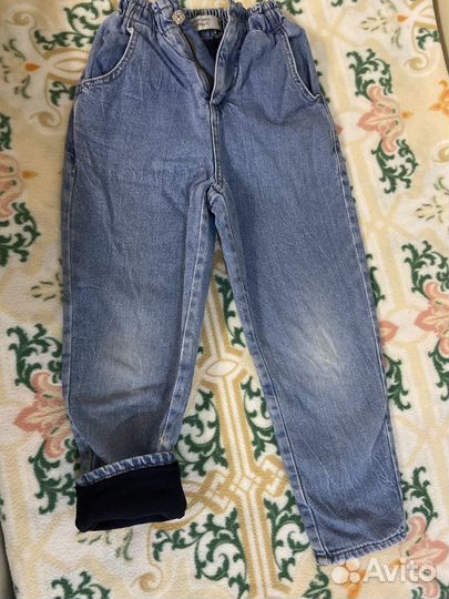 Джинсы для девочки 128