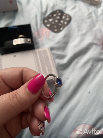 Серебрянное кольцо+подвеска