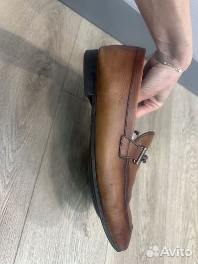 Лоферы мужские натуральная кожа 43