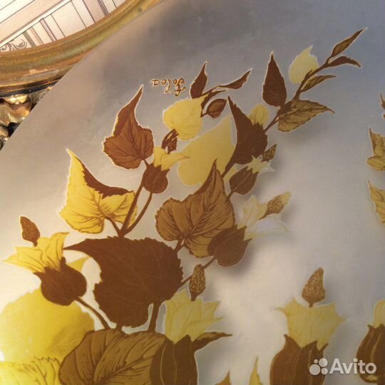 Французское блюдо в стиле арт-нуво и Галле, хх век