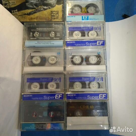 Аудио кассеты sony basf TDK с записью
