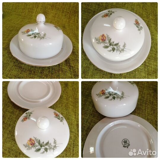 Супница, масленки. ГДР. Польша. Чехословакия