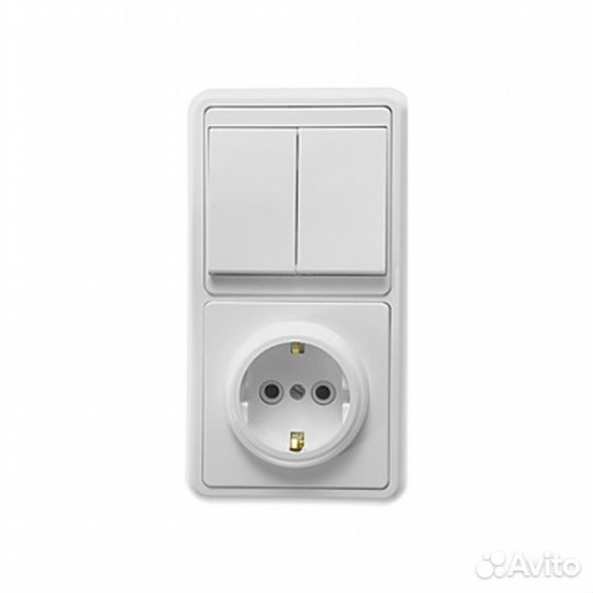 Блок двойной лазер (2клав) с заземлением