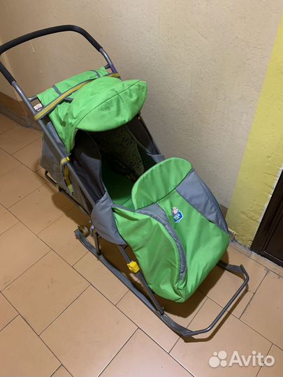 Детские санки коляска