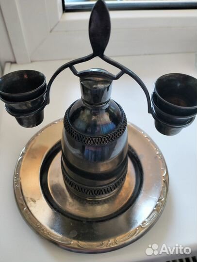 Коньячный набор из мельхиора