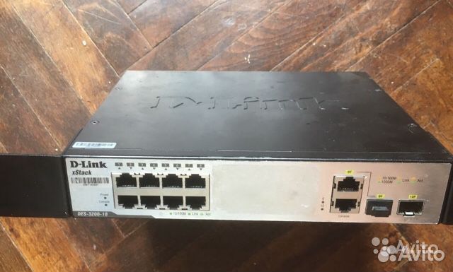 Управляемый коммутатор D-Link DES-3200-10 ver. C1