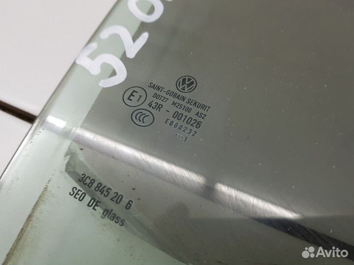 Стекло двери заднее правое (Volkswagen Passat CC)