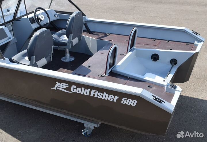 Новый катер для рыбалки Gold Fisher 500 DCM fish