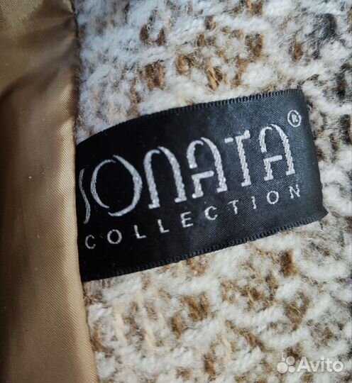 Пальто межзезонное облегченное Sonata шерсть
