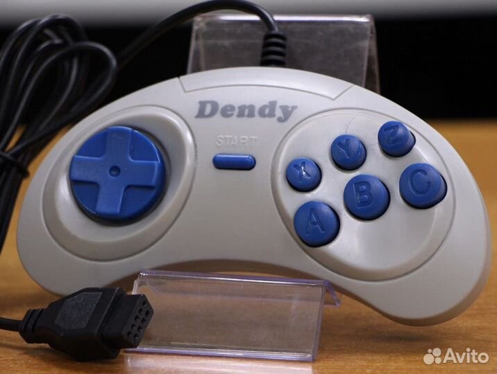 Джойстик 8-bit 04-JS серый (Узкий разъем 9 pin)