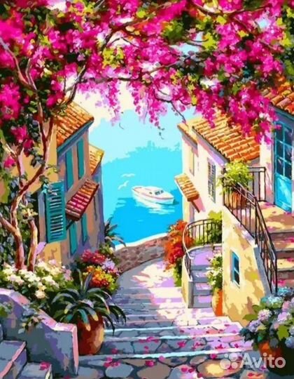 Раскрашиваю картины по номерам