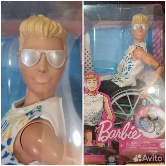 Кукла Барби Кен колясочник fashionista 167