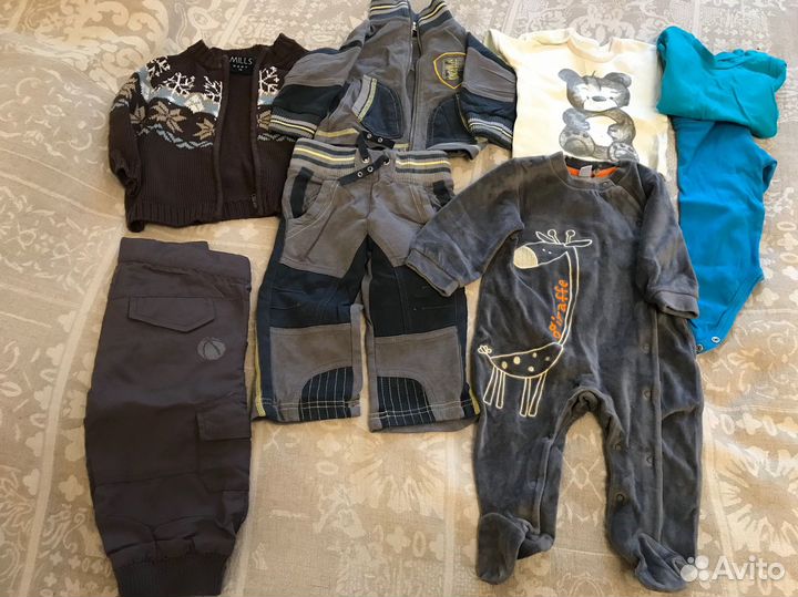 Ещи пакетом для мальчика 68 74