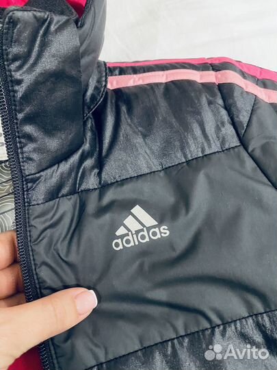 Куртка зимняя adidas для девочки 146-152