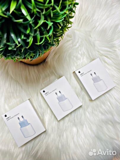 Блок питания apple USB-C (Type-C) 20w для iPhone