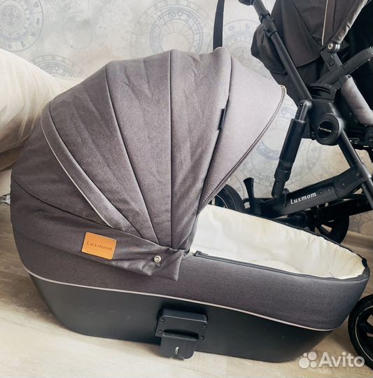 Коляска 3 в 1 luxmom бу
