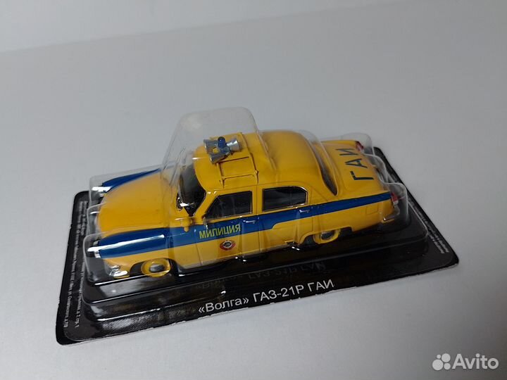 Газ-21Р Волга гаи 1:43