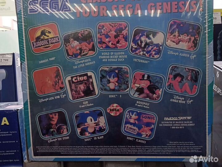 Игровая приставка sega